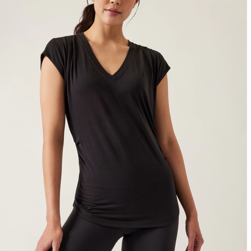 Athleta Outbound V Neck Tee